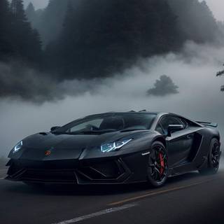 Lamborghini Aventador SVJ iPhone 11 wallpaper