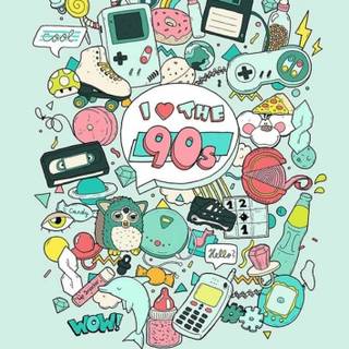 Summer 90’s iPad wallpaper