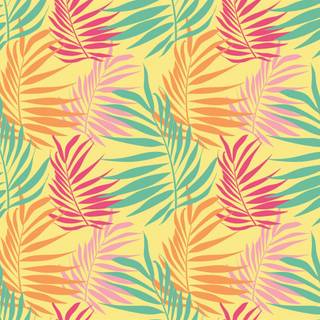 Tropical leaves summer wallpaper