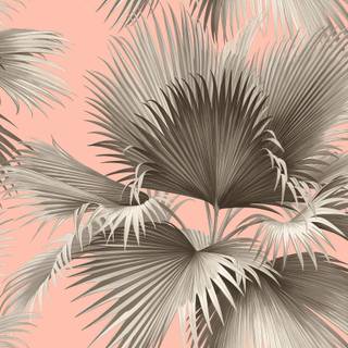 Tropical leaves summer wallpaper