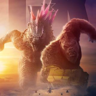 Godzilla vs Kong 2024 wallpaper
