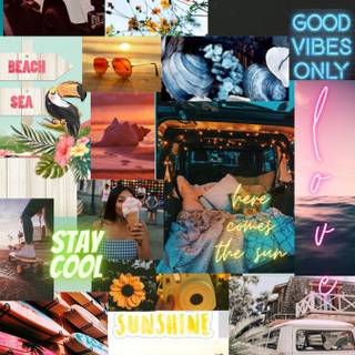 Summer 90’s iPad wallpaper