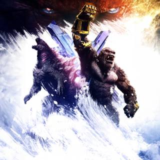 Godzilla vs Kong 2024 wallpaper