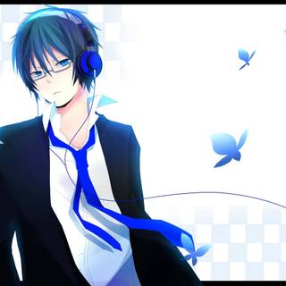 Smart anime boy wallpaper