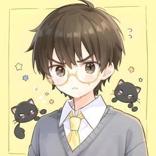 Smart anime boy wallpaper