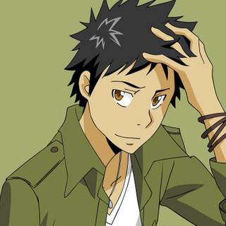 Smart anime boy wallpaper