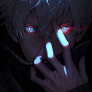 Smart anime boy wallpaper