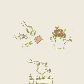 Cute spring iPhone wallpaper