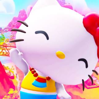 Cute Hello Kitty summer wallpaper