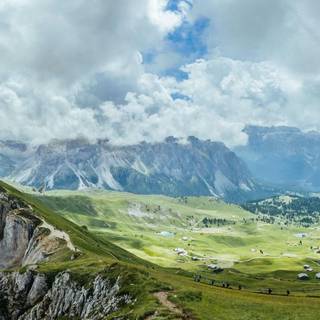 Spring time panorama wallpaper