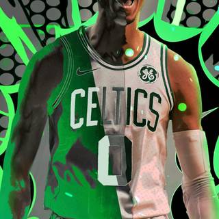 Jason Tatum 2024 wallpaper