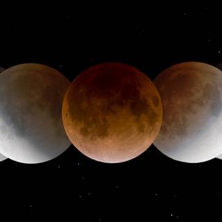 Moon phases 4k wallpaper