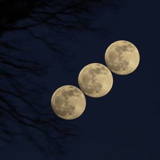 Moon phases 4k wallpaper