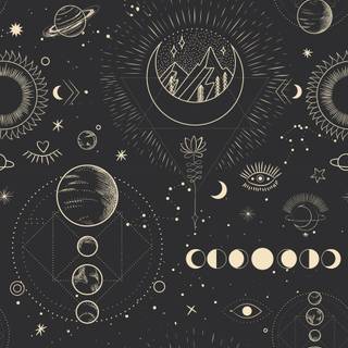 Dark moon phone wallpaper