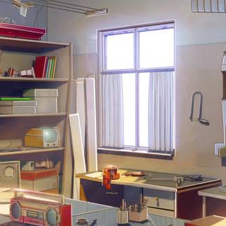 Anime house 4k wallpaper