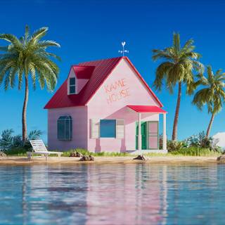 Anime house 4k wallpaper