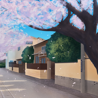 Anime house 4k wallpaper