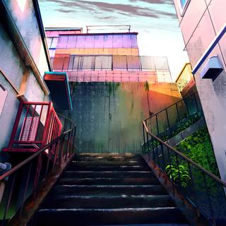 Anime house 4k wallpaper