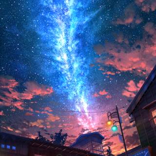 Anime house 4k wallpaper