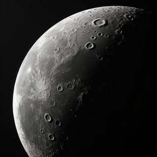 Moon illustration wallpaper