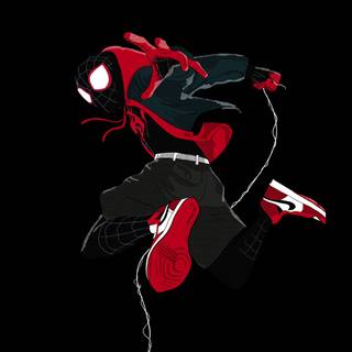 Deku x Miles Morales wallpaper
