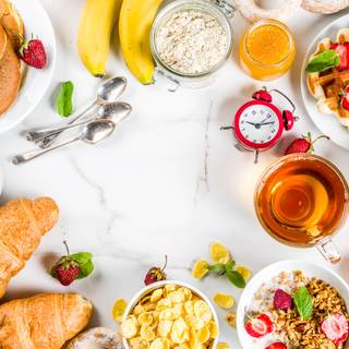 4k breakfast wallpaper