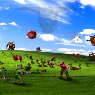 4k Windows XP wallpaper