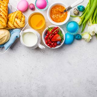 4k breakfast wallpaper