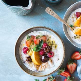 4k breakfast wallpaper