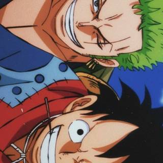 Luffy and Zoro phone wallpaper