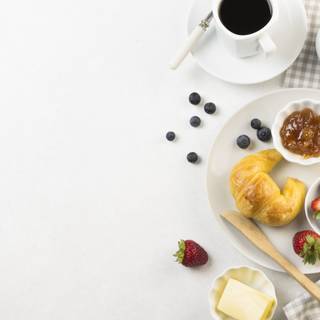 4k breakfast wallpaper