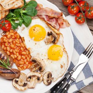 4k breakfast wallpaper