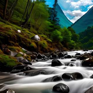 iPhone river wallpaper