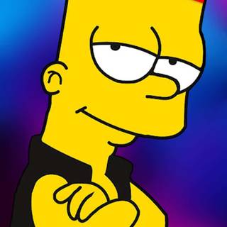 Supreme Bart iPhone wallpaper