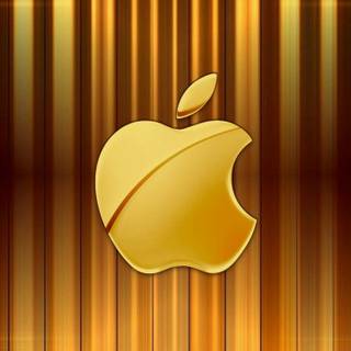 iPhone X gold wallpaper