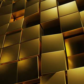 iPhone X gold wallpaper