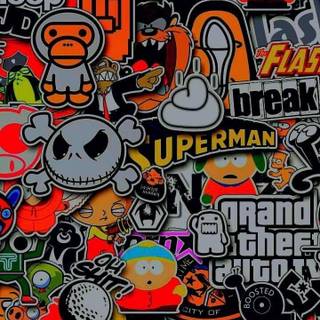 iPhone crazy wallpaper