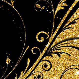 iPhone X gold wallpaper