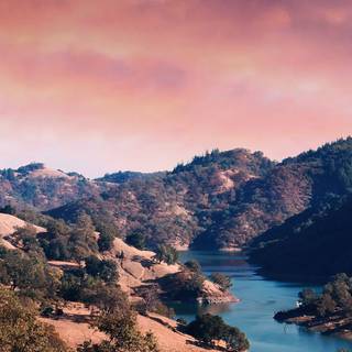 iPhone river wallpaper