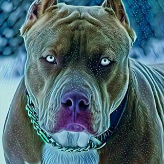 Pitbull phone wallpaper