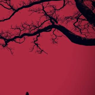 Red phone aesthetic wallpaper