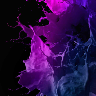 iPhone colour splash wallpaper