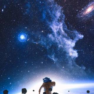 iPhone 12 Pro space wallpaper