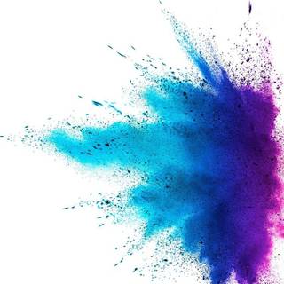 iPhone colour splash wallpaper