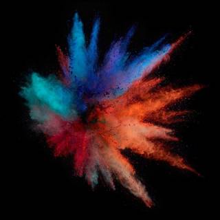 iPhone colour splash wallpaper