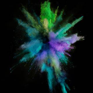 iPhone colour splash wallpaper