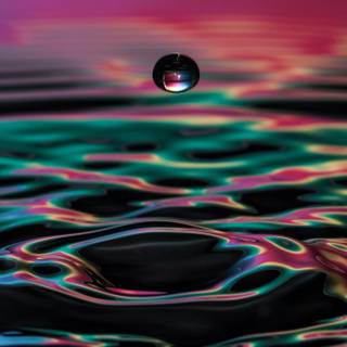 iPhone colour splash wallpaper