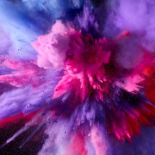 iPhone colour splash wallpaper