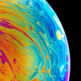 iPhone colour splash wallpaper