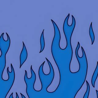 Blue minimalist phone wallpaper